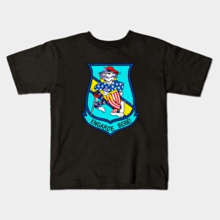 F-14 Tomcat - Engarde, Bebé - Grunge Style Kids T-Shirt